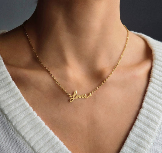 Taylor Swift Inspired LOVER Necklace