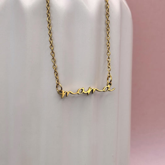 Dainty 'Mama' Necklace.
