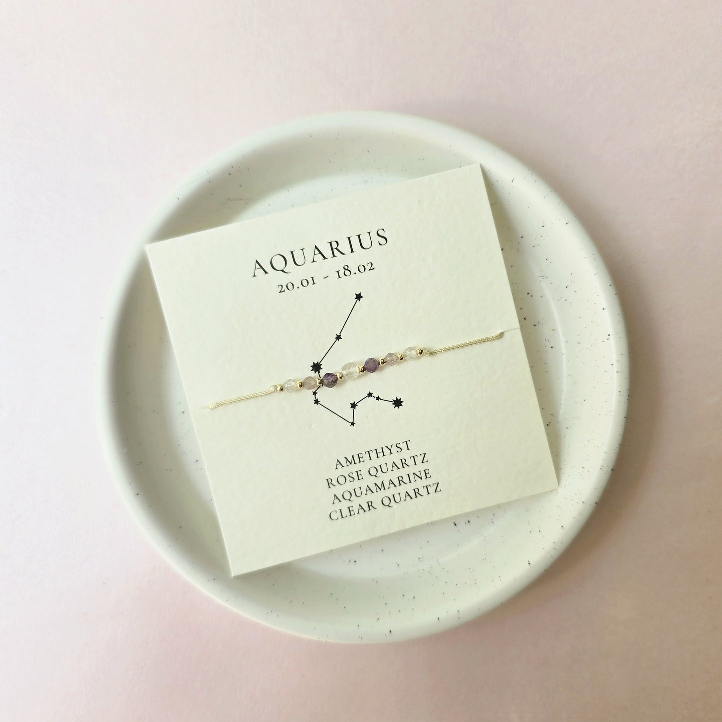 Zodiac Beaded Bracelets - Choose Your Sign