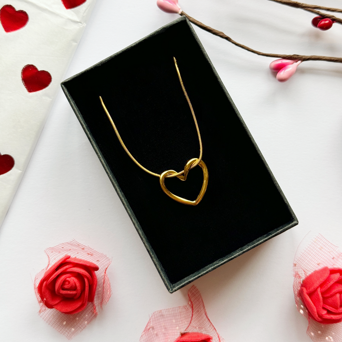 Gold Heart Necklace