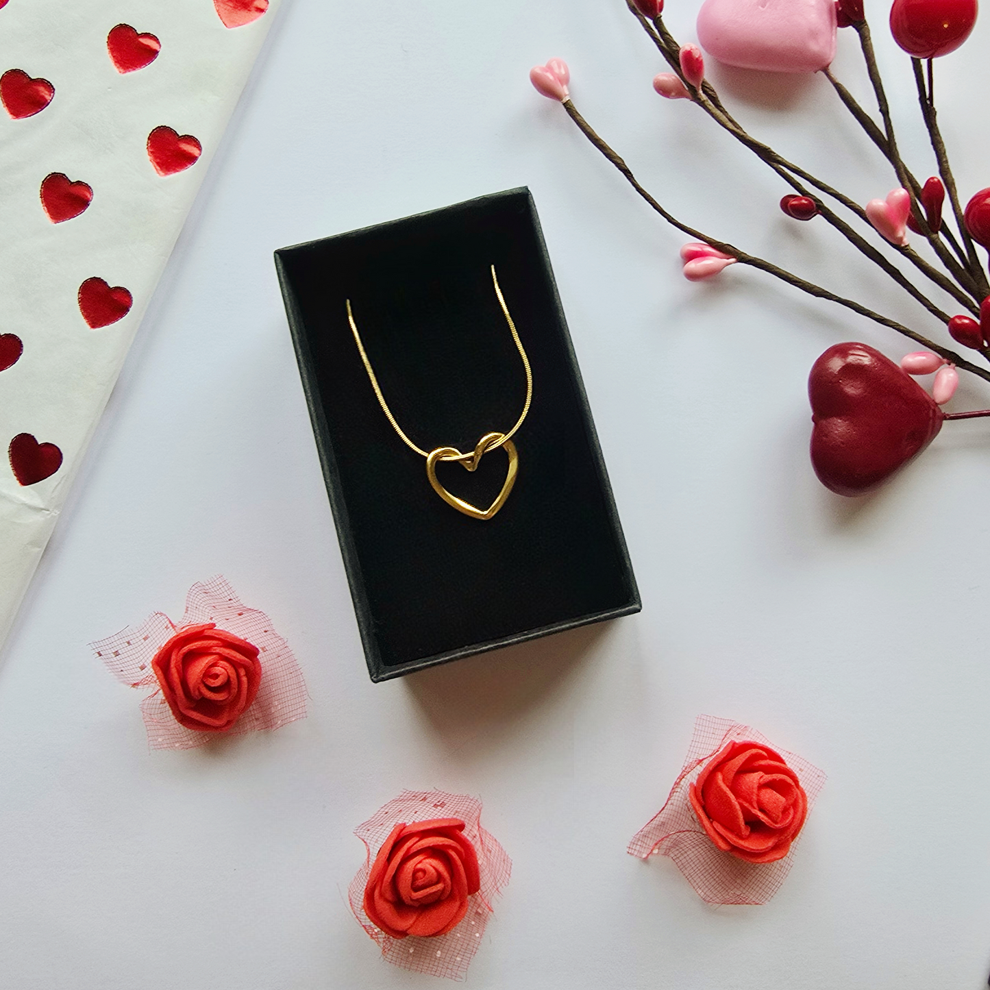 Gold Heart Necklace
