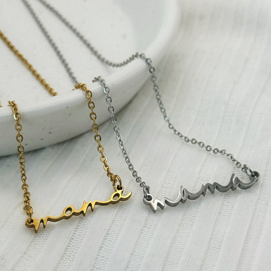Dainty 'Mama' Necklace.